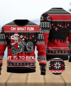 Biker Motorcycle Lover Xmas Vacation Time Christmas Sweater