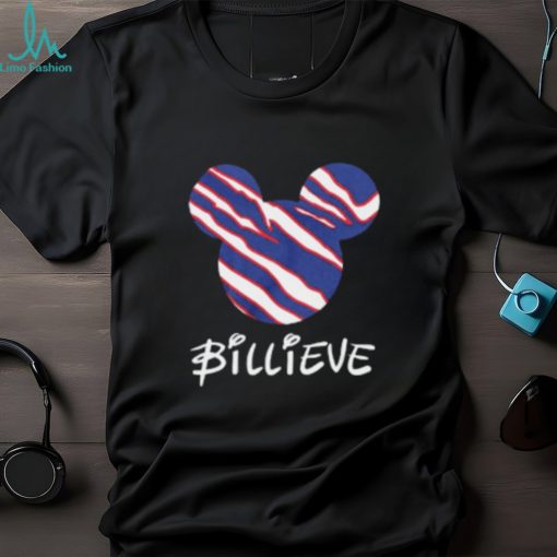 Billieve Buffalo Bills Mickey Mouse Graphic T shirt