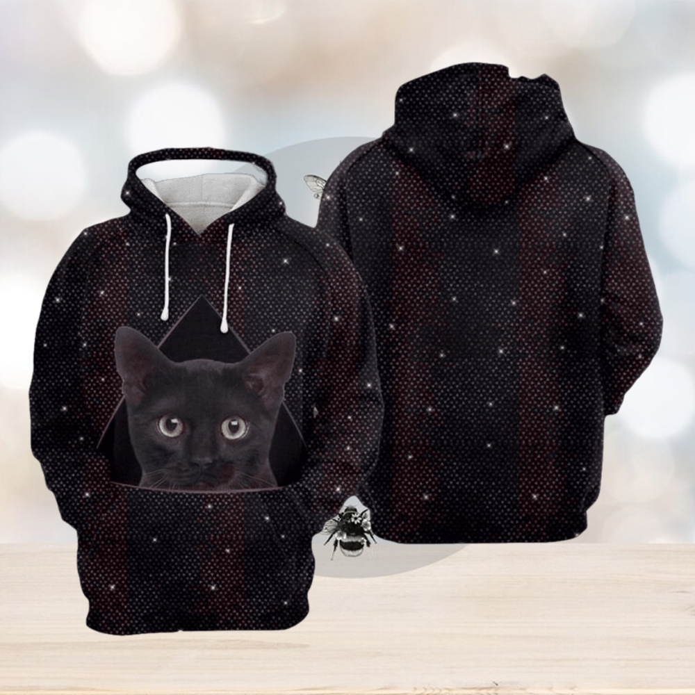 Black Cat Bling 3D Printed Hoodie Black Cat Bling 3D Printed Hoodie