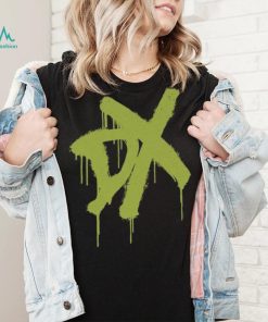 Black D Generation X Spray Paint Logo Shirt