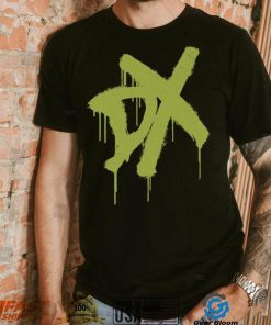 Black D Generation X Spray Paint Logo Shirt