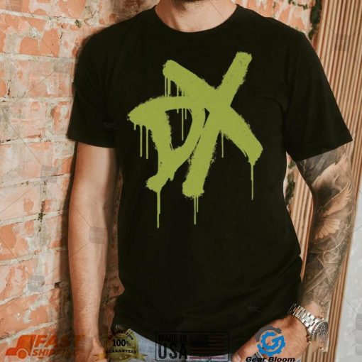 Black D Generation X Spray Paint Logo Shirt