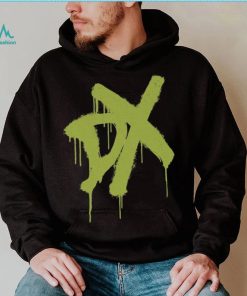 Black D Generation X Spray Paint Logo Shirt