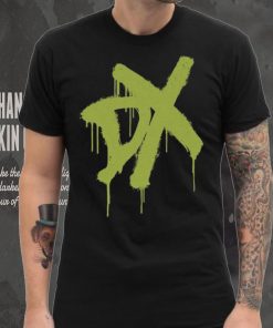 Black D Generation X Spray Paint Logo Shirt
