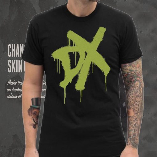 Black D Generation X Spray Paint Logo Shirt