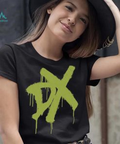 Black D Generation X Spray Paint Logo Shirt