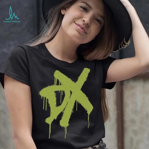 Black D Generation X Spray Paint Logo Shirt