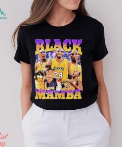 Black Mamba Kobe Bryant Los Angeles Lakers photos t shirt