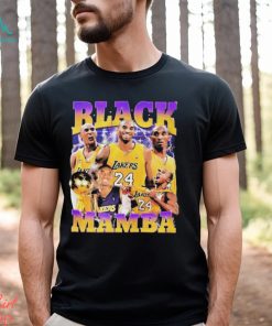 Black Mamba Kobe Bryant Los Angeles Lakers photos t shirt