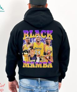 Black Mamba Kobe Bryant Los Angeles Lakers photos t shirt