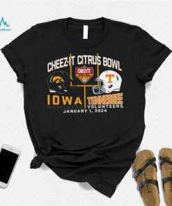 Blue 84 Adult 2024 Citrus Bowl Iowa Hawkeyes vs. Tennessee Volunteers Dueling T Shirt