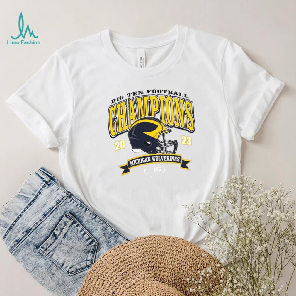Blue 84 Michigan Wolverines 2023 Big Ten Football Conference Champions T Shirt Blue 84 Michigan Wolverines 2023 Big Ten Football Conference Champions T Shirt