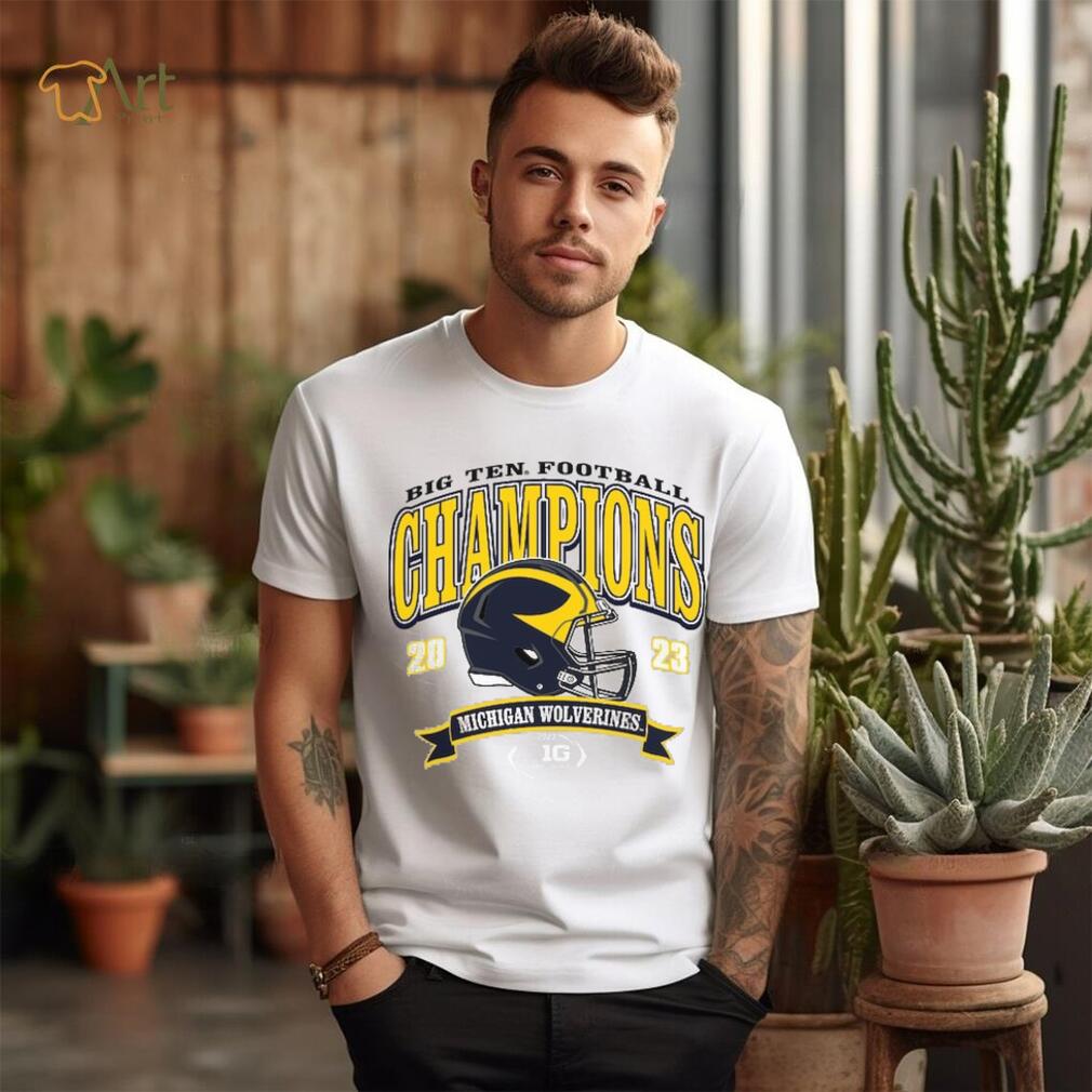 Blue 84 Michigan Wolverines 2023 Big Ten Football Conference Champions T Shirt Blue 84 Michigan Wolverines 2023 Big Ten Football Conference Champions T Shirt