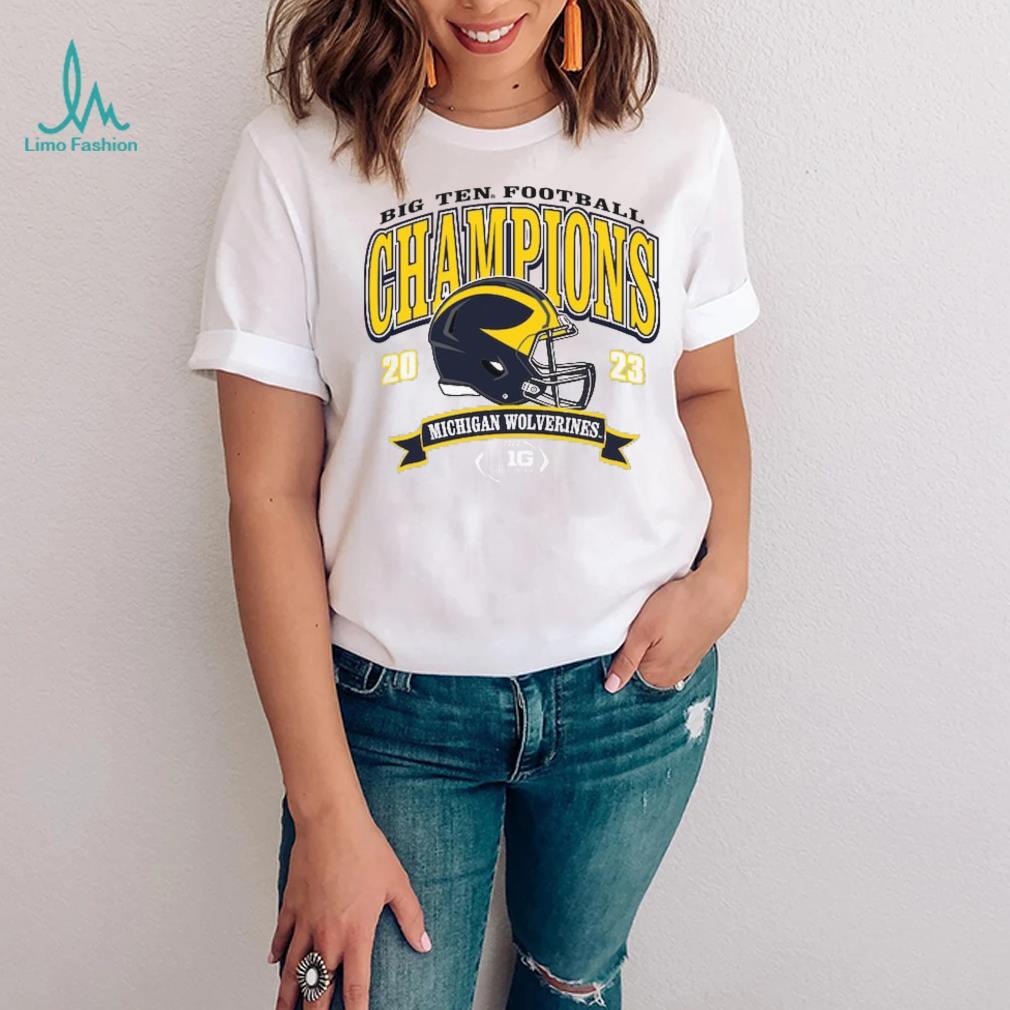 Blue 84 Michigan Wolverines 2023 Big Ten Football Conference Champions T Shirt Blue 84 Michigan Wolverines 2023 Big Ten Football Conference Champions T Shirt