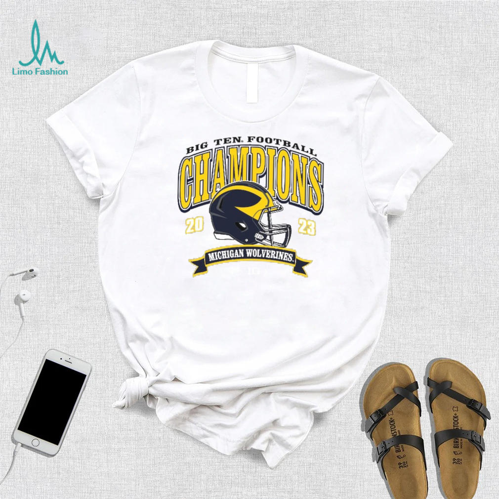 Blue 84 Michigan Wolverines 2023 Big Ten Football Conference Champions T Shirt Blue 84 Michigan Wolverines 2023 Big Ten Football Conference Champions T Shirt