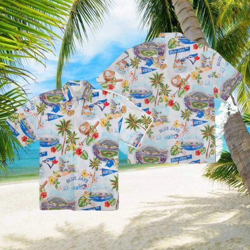 Blue Jays Scenic Hawaiian Shirt