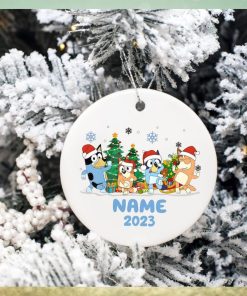 Bluey Christmas 2023 Ornament, Bluey Dog Christmas Ornament