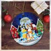 Bluey Dog Family Christmas Ornament Xmas Gift for Families