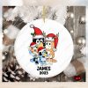 Bluey Family Personalized Christmas Ornament Xmas Gift for Lovers