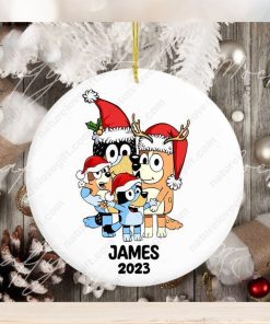 Bluey Family Personalized Christmas Ornament Xmas Gift for Lovers
