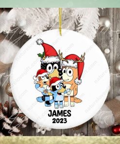 Bluey Family Personalized Christmas Ornament Xmas Gift for Lovers