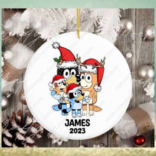 Bluey Family Personalized Christmas Ornament Xmas Gift for Lovers
