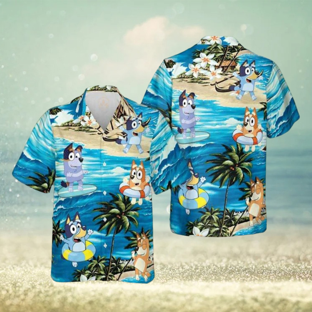 Bluey Hawaiian Shirt Bluey And Bingo Best Hawaiian Shirts Bluey Hawaiian Shirt Bluey And Bingo Best Hawaiian Shirts