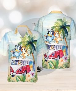Bluey Hawaiian Shirt Bluey And Bingo Set Tropical Best Hawaiian Shirts