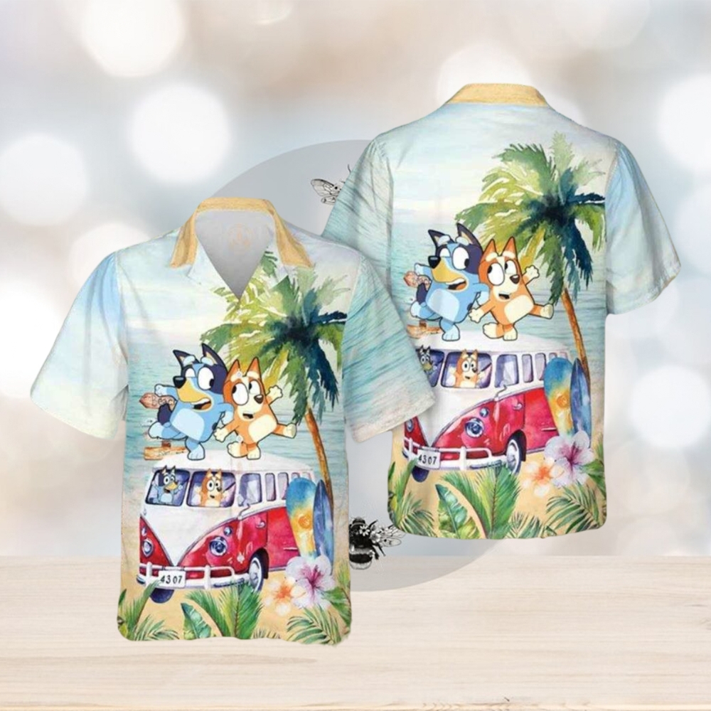 Bluey Hawaiian Shirt Bluey And Bingo Set Tropical Best Hawaiian Shirts Bluey Hawaiian Shirt Bluey And Bingo Set Tropical Best Hawaiian Shirts