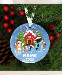 Bluey Personalized Family Ornament With Name Xmas Decorations