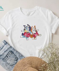 Bluey Toronto Raptors basketball t shirt