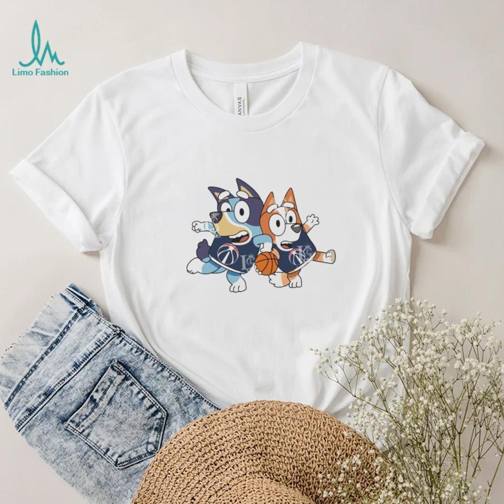 Bluey Washington Wizards basketball t shirt Bluey Washington Wizards basketball t shirt