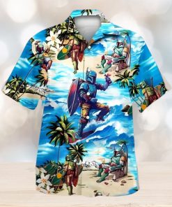 Boba Fett Star Wars Surfing Hawaiian Shirt