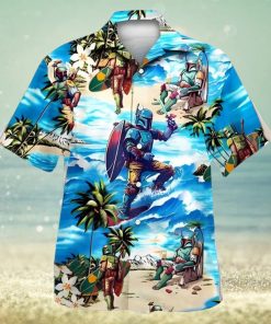 Boba Fett Star Wars Surfing Hawaiian Shirt