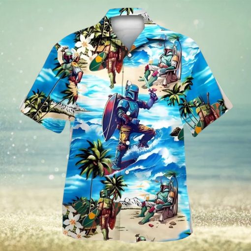 Boba Fett Star Wars Surfing Hawaiian Shirt