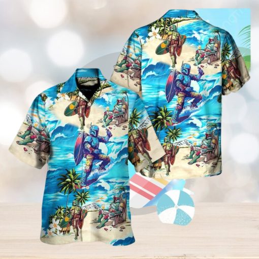 Boba Fett Star Wars Surfing Summer Beach Hawaiian Shirt