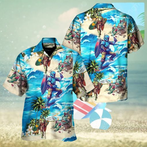 Boba Fett Star Wars Surfing Summer Beach Hawaiian Shirt