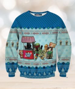 Boba Fett Star Wars Ugly Christmas All Over Printed 3D Sweater