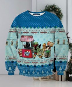 Boba Fett Star Wars Ugly Christmas All Over Printed 3D Sweater