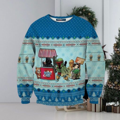 Boba Fett Star Wars Ugly Christmas All Over Printed 3D Sweater