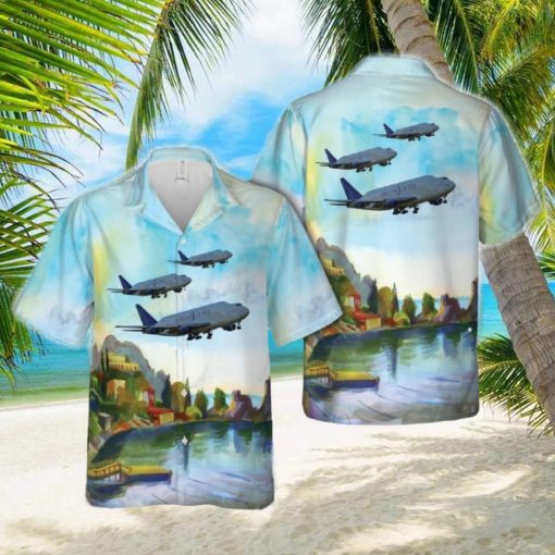 Boeing 747 400 LCF Dreamlifter Hawaiian Shirt