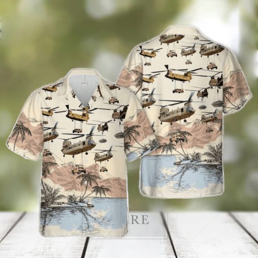 Boeing CH 47 Chinook Lifting Hawaiian Shirt