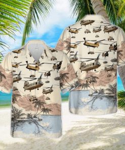 Boeing CH 47 Chinook Lifting Hawaiian Shirt