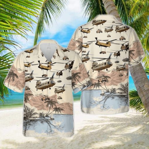 Boeing CH 47 Chinook Lifting Hawaiian Shirt