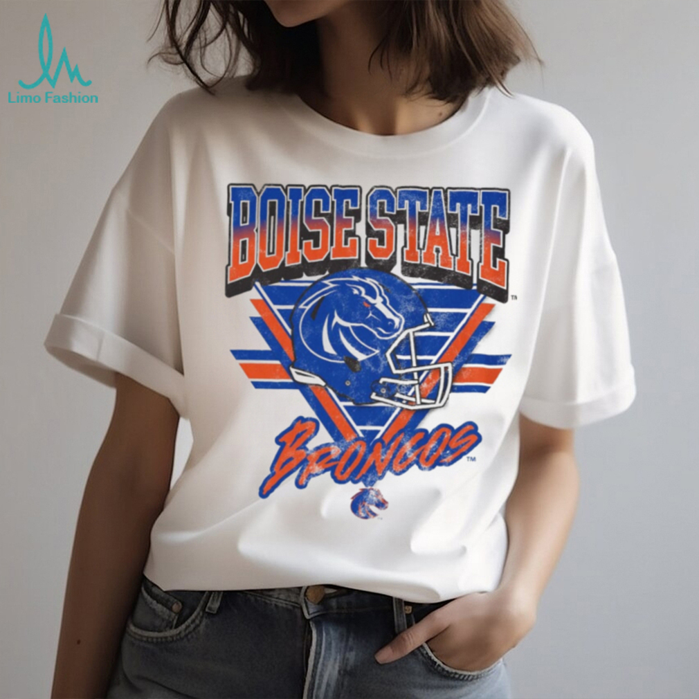 Boise State Broncos Triangle Vintage T Shirt Boise State Broncos Triangle Vintage T Shirt