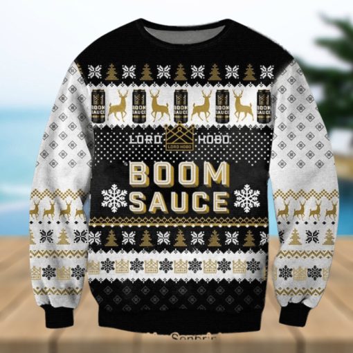 Boomsauce Lord Hobo Brewing Co For Christmas Gifts Ugly Xmas Sweater