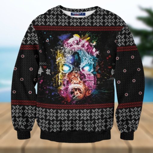 Borderlands Psycho Game Knitted Ugly Xmas Sweater