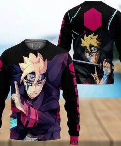 Boruto Uzumaki Naruto Manga Anime Knitted Ugly Xmas Sweater