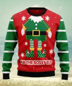 Bossy Elf Christmas Sweater Hoodie 3D T Shirt Sweater