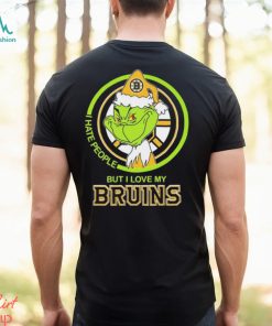Boston Bruins NHL The Grinch I Hate People But I Love My Boston Bruins Shirt
